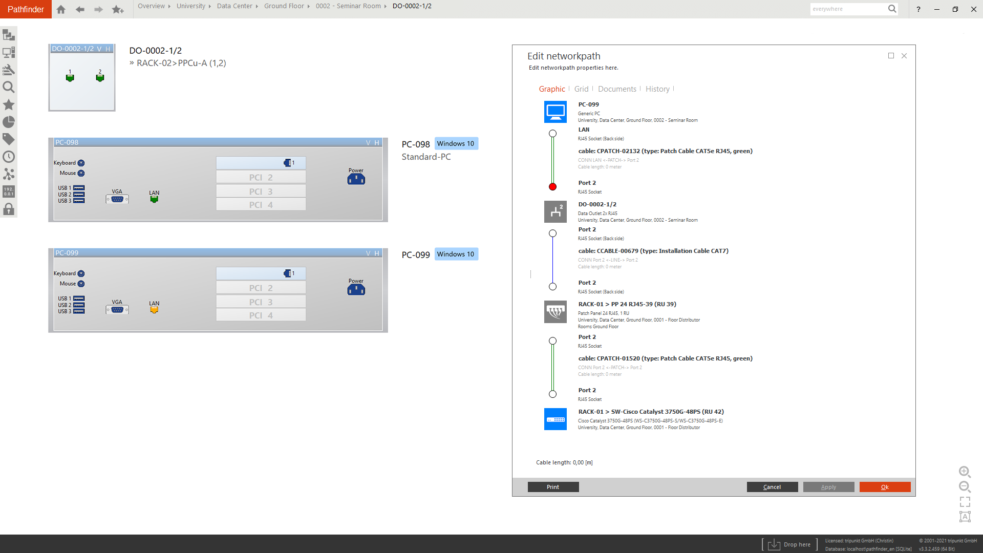 Cable Management Software Pathfinder tripunkt GmbH