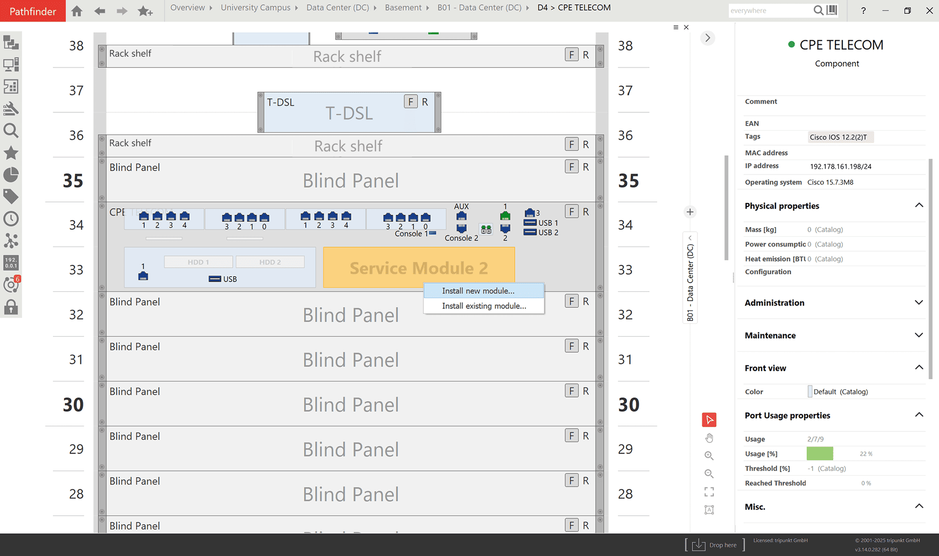 Network Documentation and Cable Management | Pathfinder by tripunkt